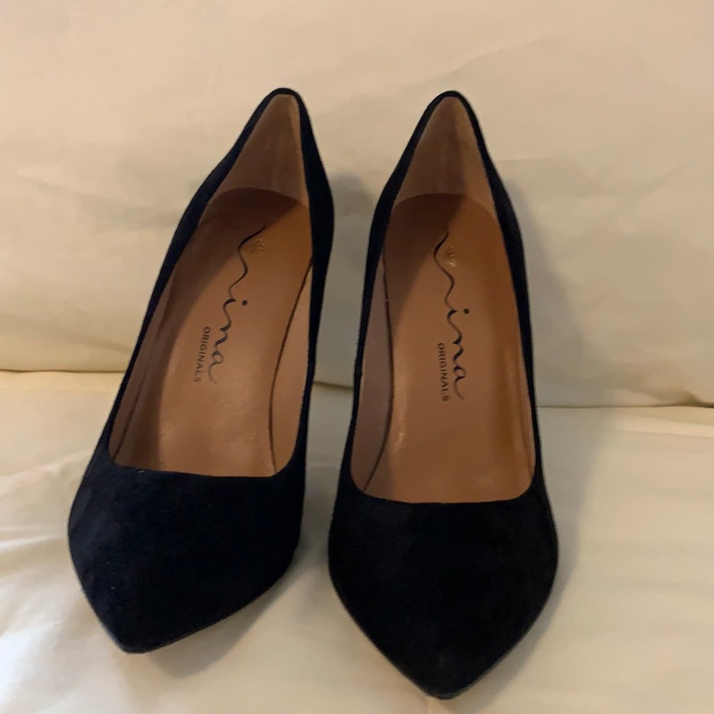Black Nina high heel shoes